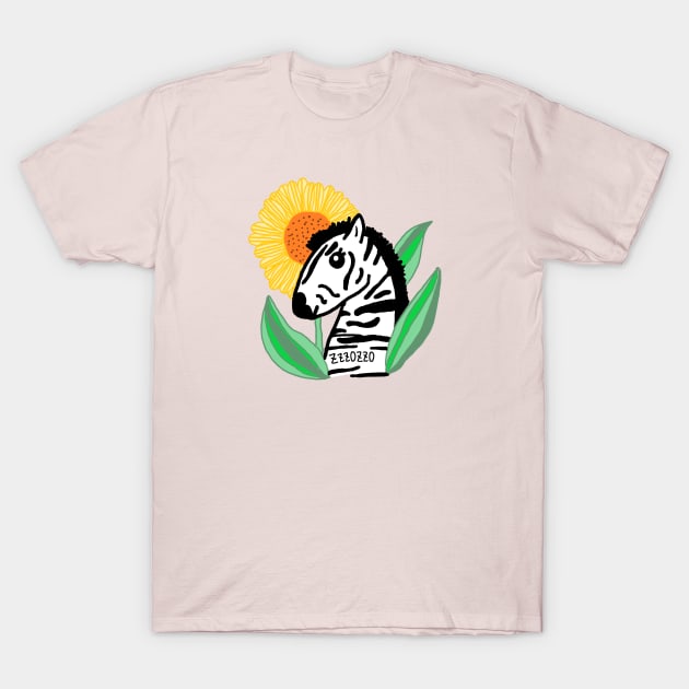 zebra T-Shirt by zzzozzo